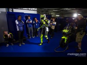 Rossi a retrouvé Yamaha à  Valence