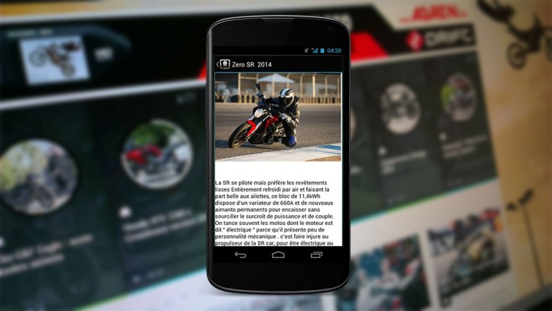 Nouvelle version Android pour Objectif-moto !
