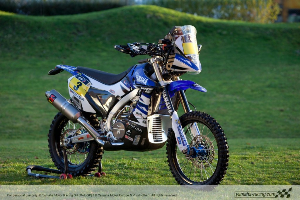 La Yamaha WR450F Rally 2015 prête pour le Dakar