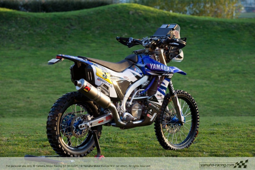 La Yamaha WR450F Rally 2015 prête pour le Dakar