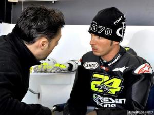 Début du premier test Moto2 officiel à  Valence