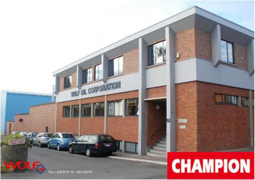 Visite de la Wolf Oil Corporation Champion Motor Oil