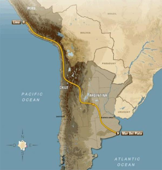 Dakar 2012 : le parcours dévoilé.