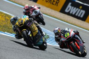 Moto2 &#8211; A Jerez, Tom Luethi a glissé en dixième place du classement