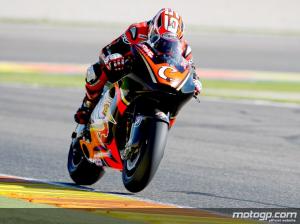 Stoner conclut la seconde journée du Test de Valence avec le meilleur temps