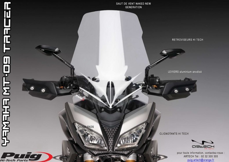 Puig se charge déjà de la Yamaha MT-09 Tracer