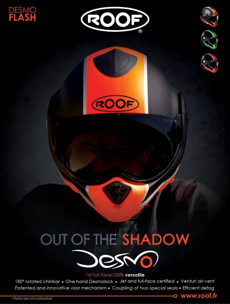 Des nouveaux coloris pour le Roof Desmo 2015