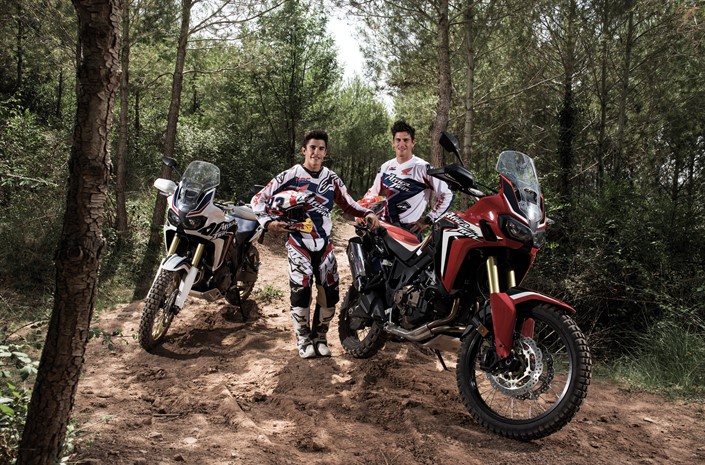Marquez and Barreda put Africa Twin through its paces