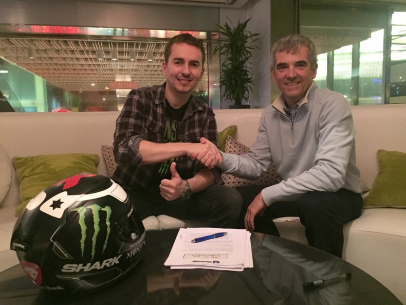 Jorge Lorenzo a signé chez Shark