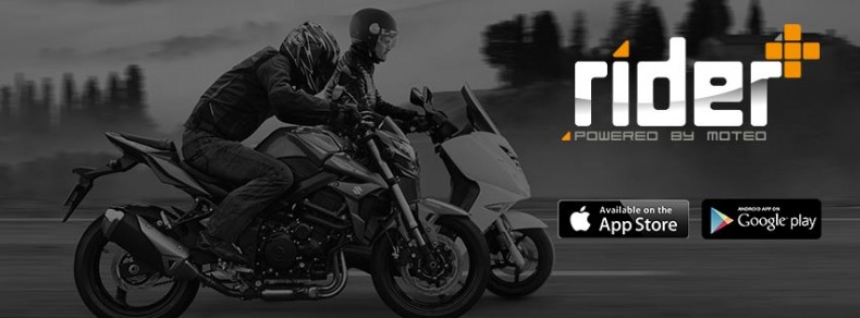 Application Rider + avec Moteo pour une bonne cause