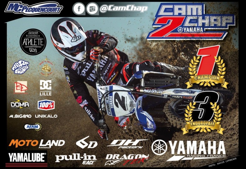 Camille Chapelière (Pull-in Race Rider) champion de France des sables moto 2016.