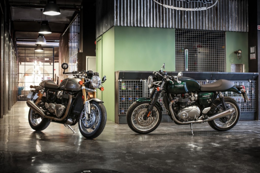 Les nouvelles Triumph Thruxton et Thruxton R