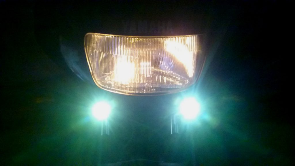 C'est cette photo qui offre le meilleur rendu de l'effet réel des LED stroboscopiques.