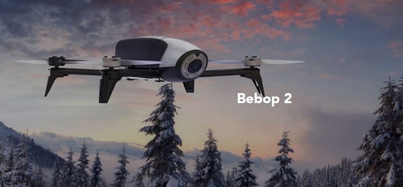 Un drone Parrot Bebop 2 pour filmer des essais motos ?