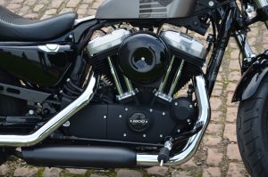 Essai de la  Harley-Davidson Forty-Eight Dark Custom 2016 : le retour aux sources.