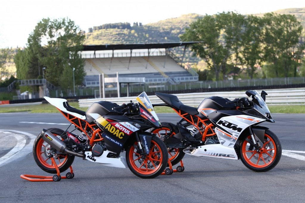 390cc prêts à en découdre et signés KTM&#8230;