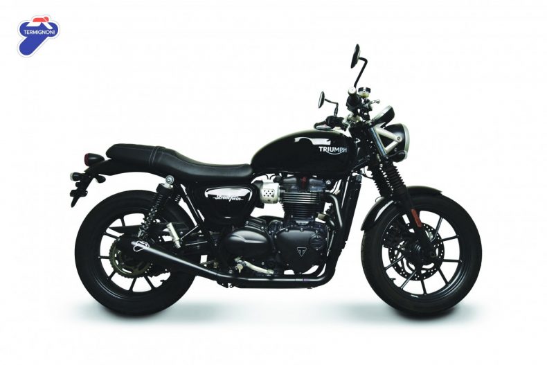 Termignoni pas que pour les sportives, voici pour la Triumph Street Twin