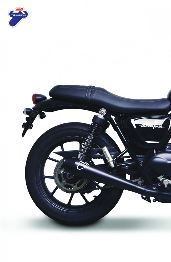 Termignoni pas que pour les sportives, voici pour la Triumph Street Twin