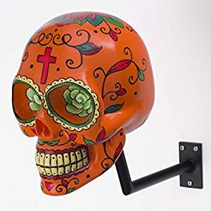 Moto Skull Casque Porte-Casque Forme De Crâne Porte-Casque Décoration  Murale