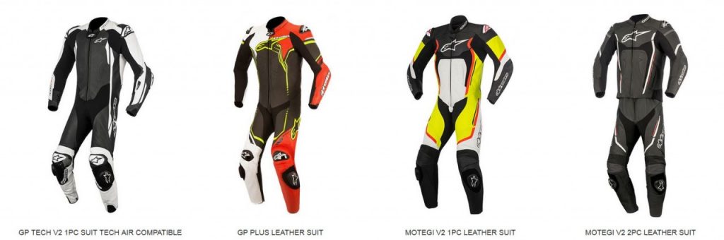 Alpinestars : les combis et vestes cuir de la collection printemps 2017