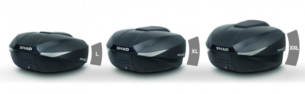 Un nouveau concept de top case le Shad SH 58X Expandable