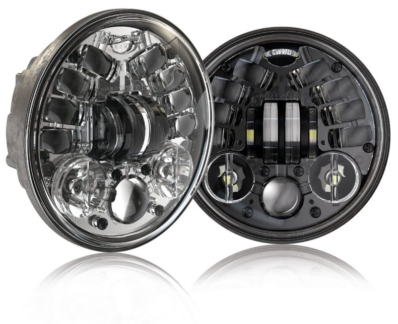 Phares JW Speaker avec fonction cornering pour les V-Twins Américains