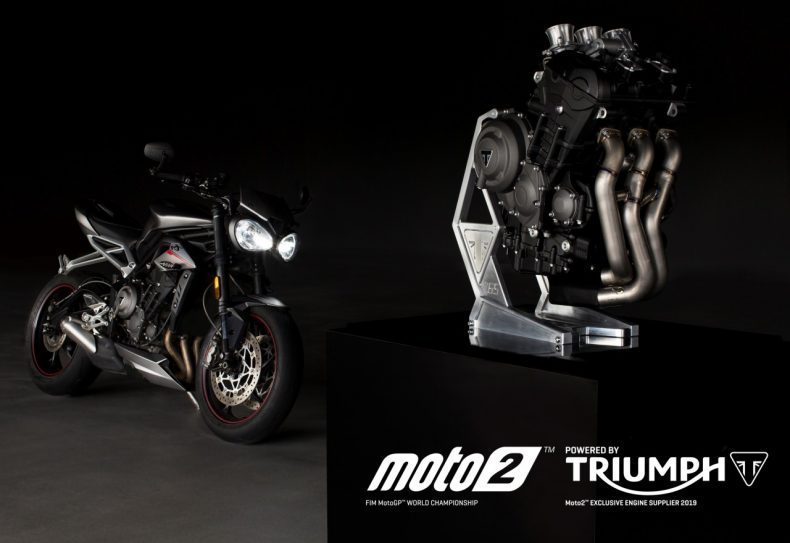 Les moto 2 rouleront en 2019 avec un moteur Triumph.