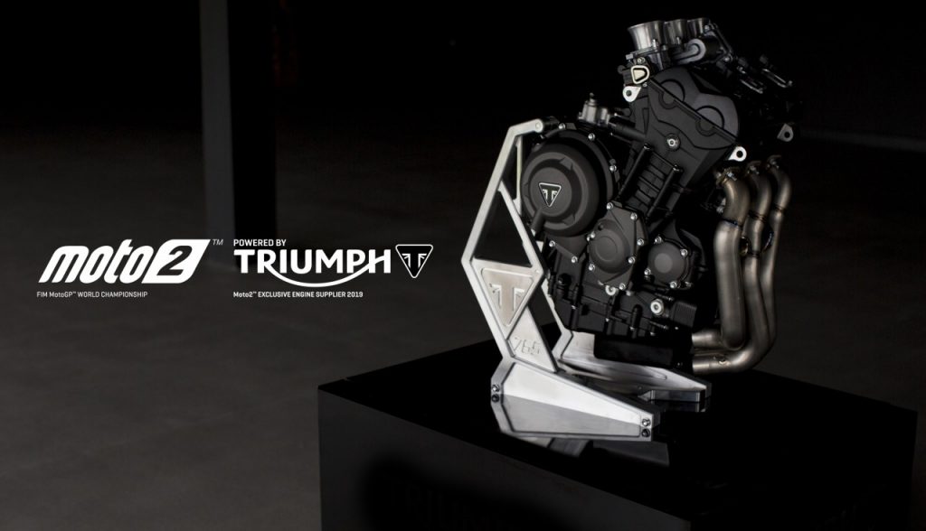 Les moto 2 rouleront en 2019 avec un moteur Triumph.