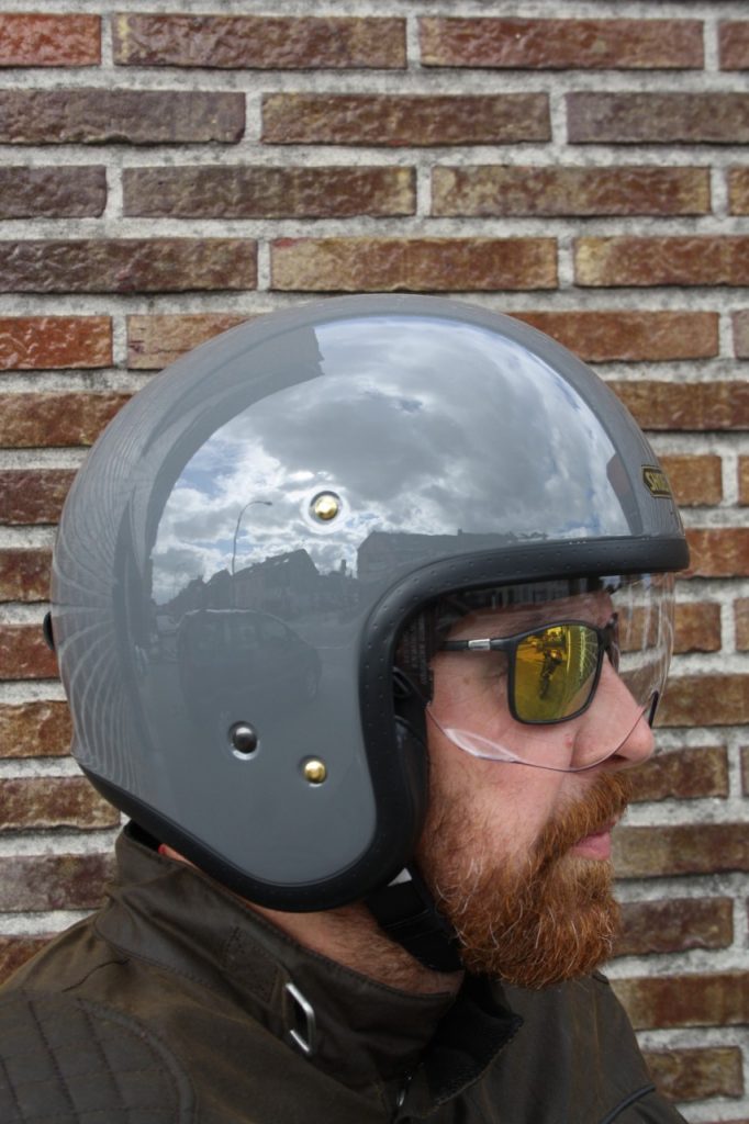 Casque Shoei J-O, jet de luxe.