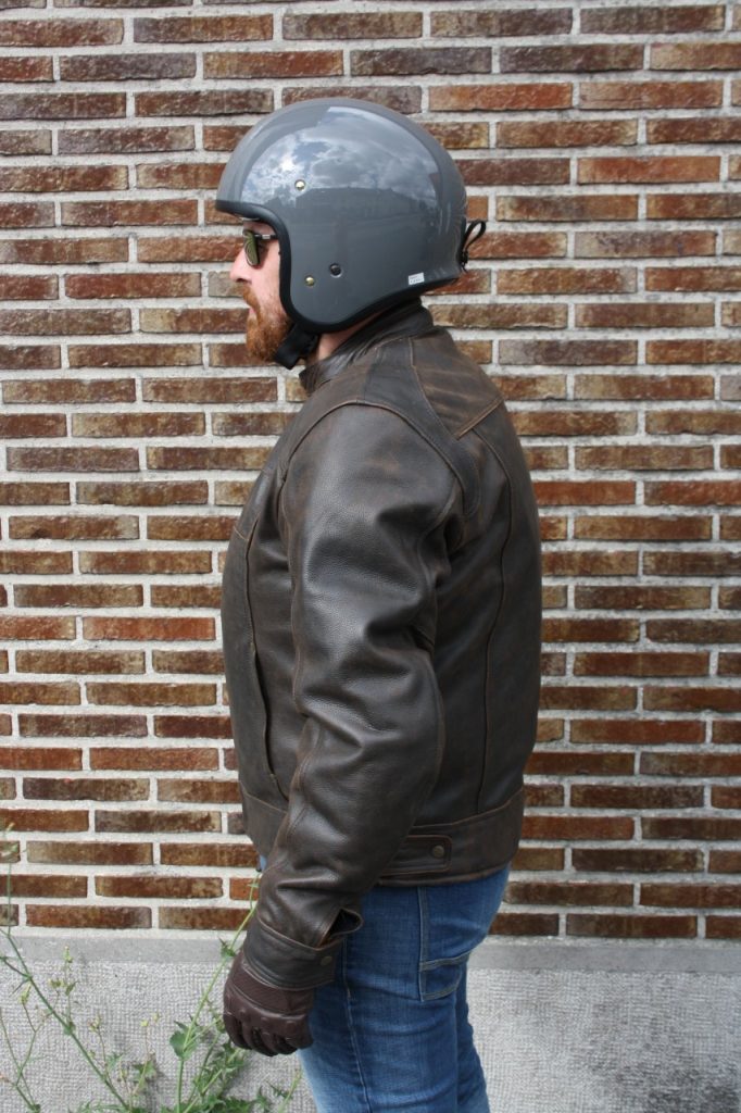 Blouson cuir Zolki Biker Vintage, chic et pas cher.