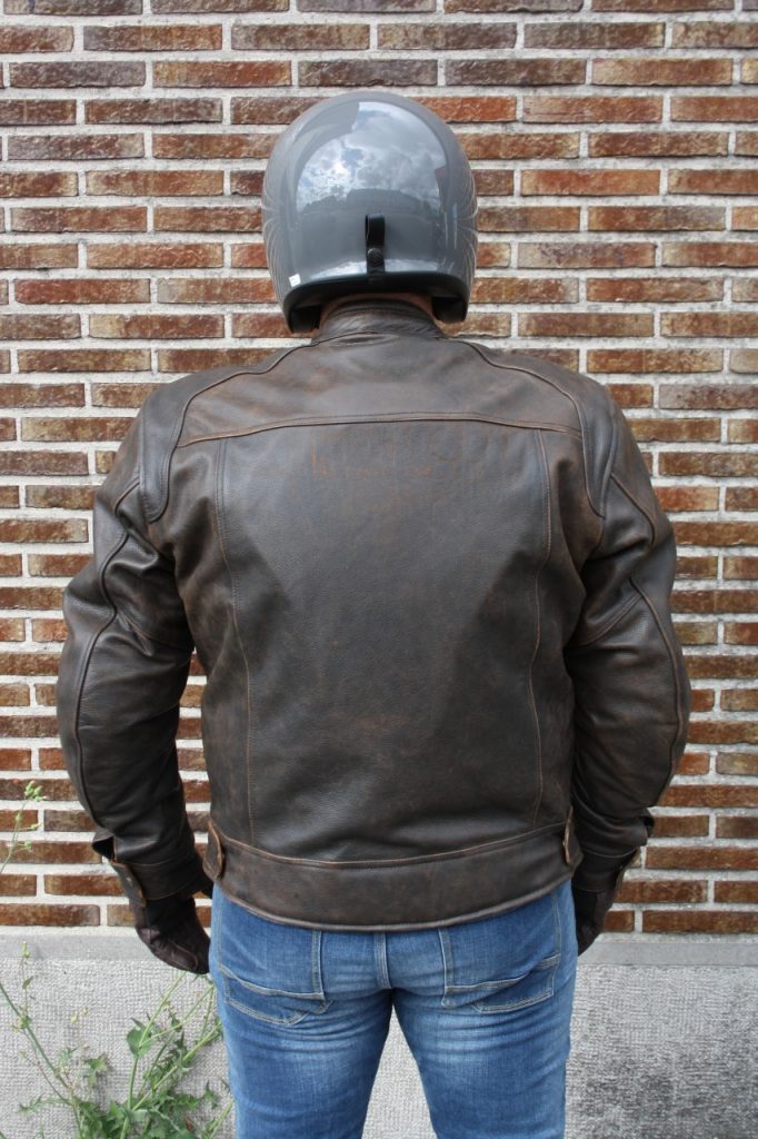 Blouson cuir Zolki Biker Vintage, chic et pas cher.