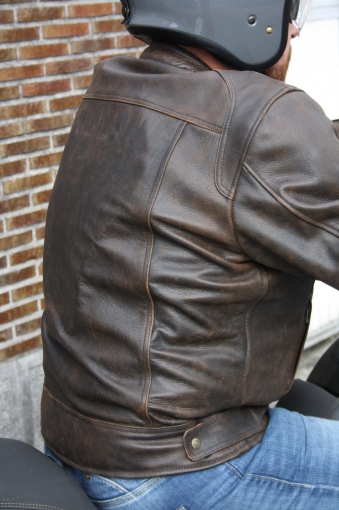 Blouson cuir Zolki Biker Vintage, chic et pas cher.