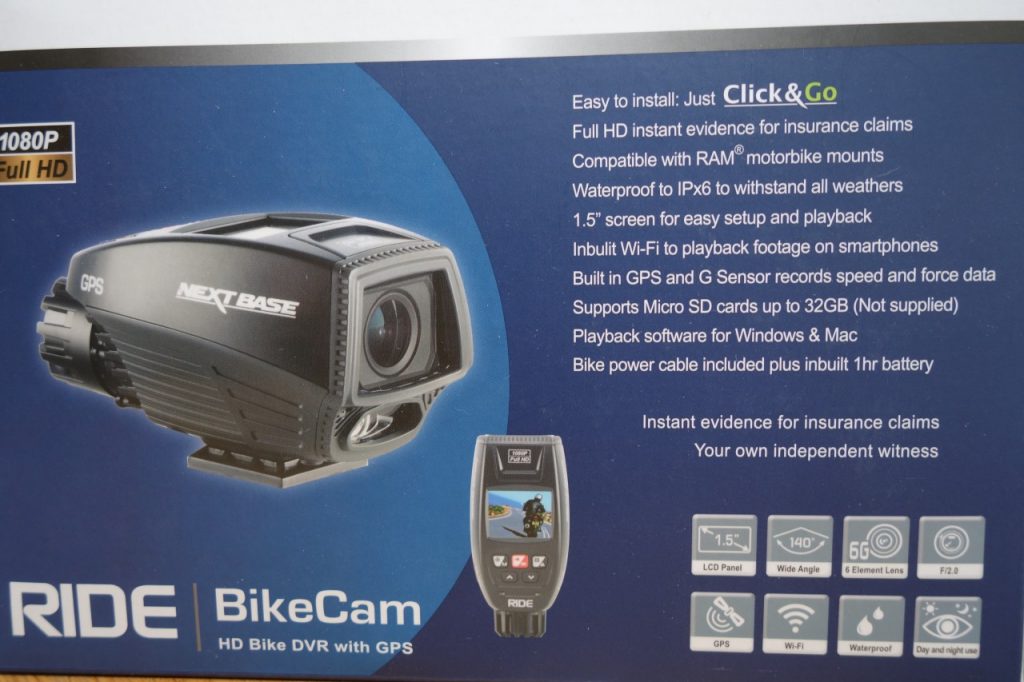 Nextbase BikeCam Ride : Dashcam pour motards.