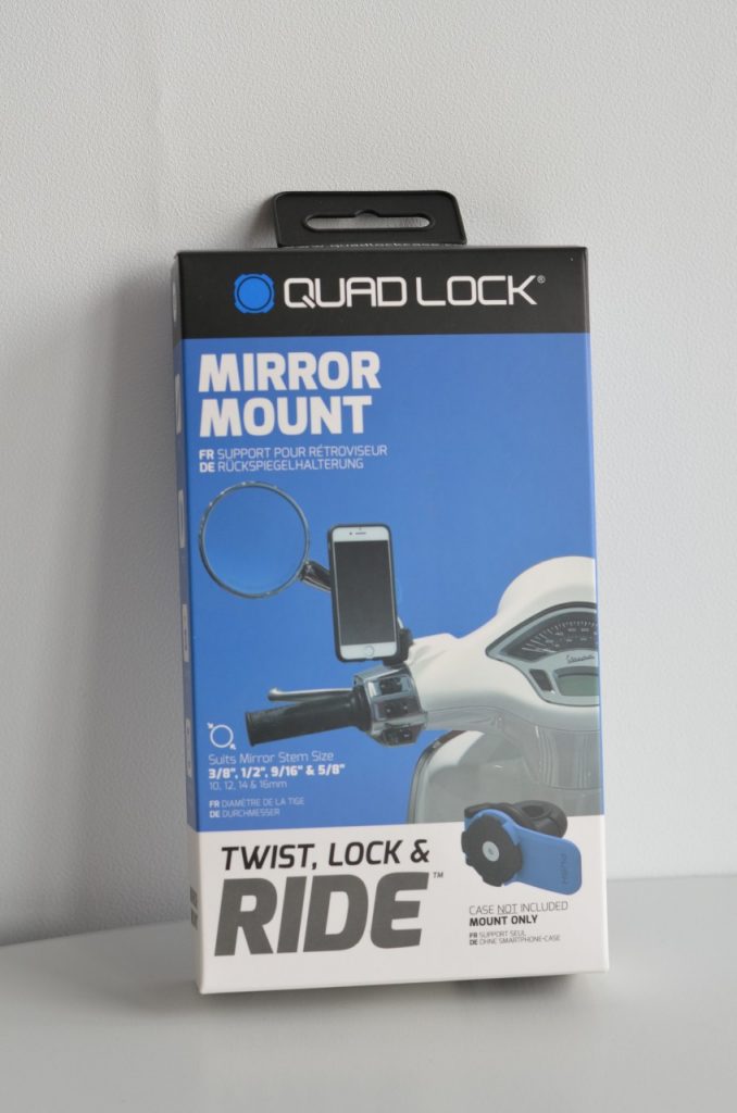 Votre Smartphone sur votre moto avec Quad Lock