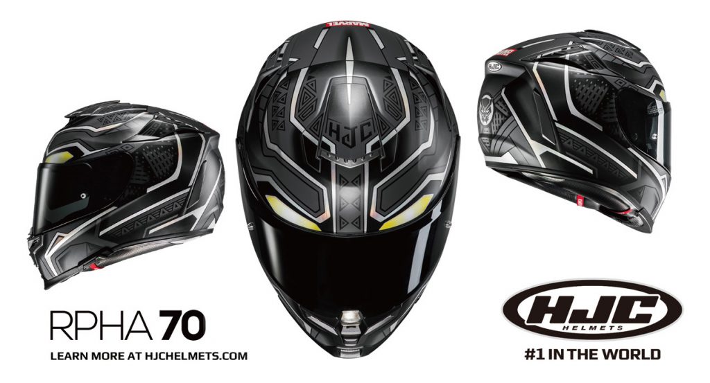 Le HJC R-PHA70 version Marvel Black Panther, je dis OUI !