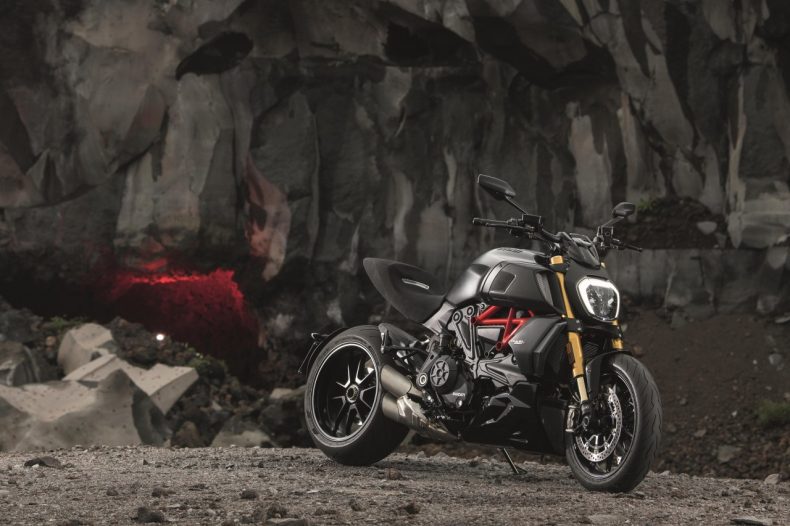 Le nouveau Ducati Diavel 1260 au Salon International de Genève.