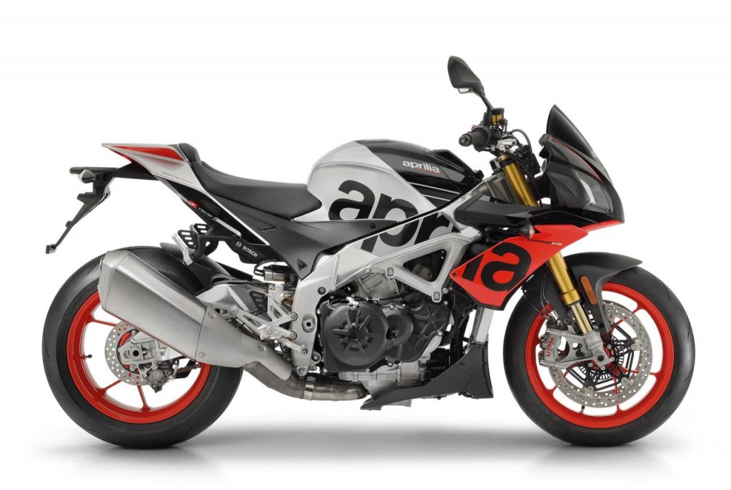 La fameuse Aprilia Tuono disponible en 78 kW (106 cv)