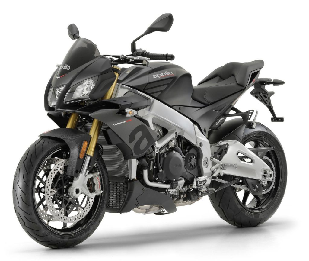 La fameuse Aprilia Tuono disponible en 78 kW (106 cv)