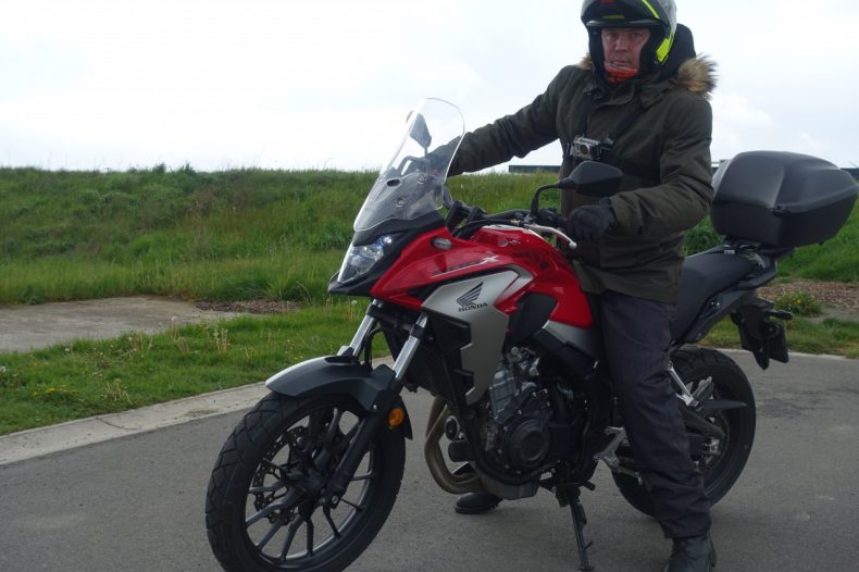 Un trail en permis A2, la Honda CB 500X