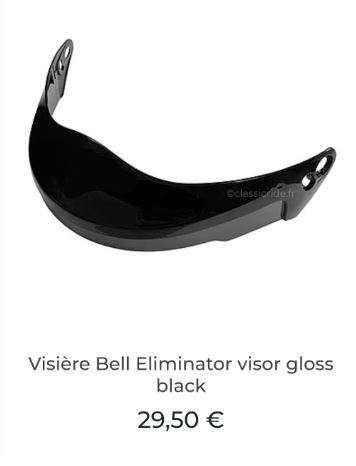 Bell Eliminator Gloss Black Chrome