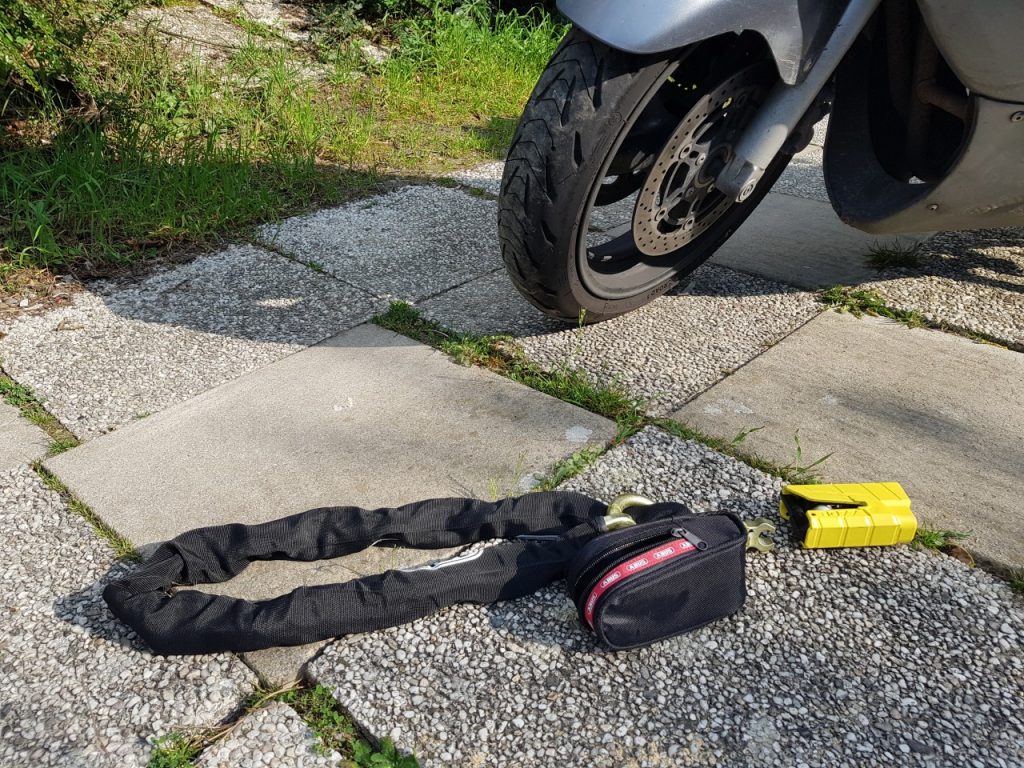 Chaîne antivol pour moto ABUS 12KS120 pour GRANIT Detecto 8077