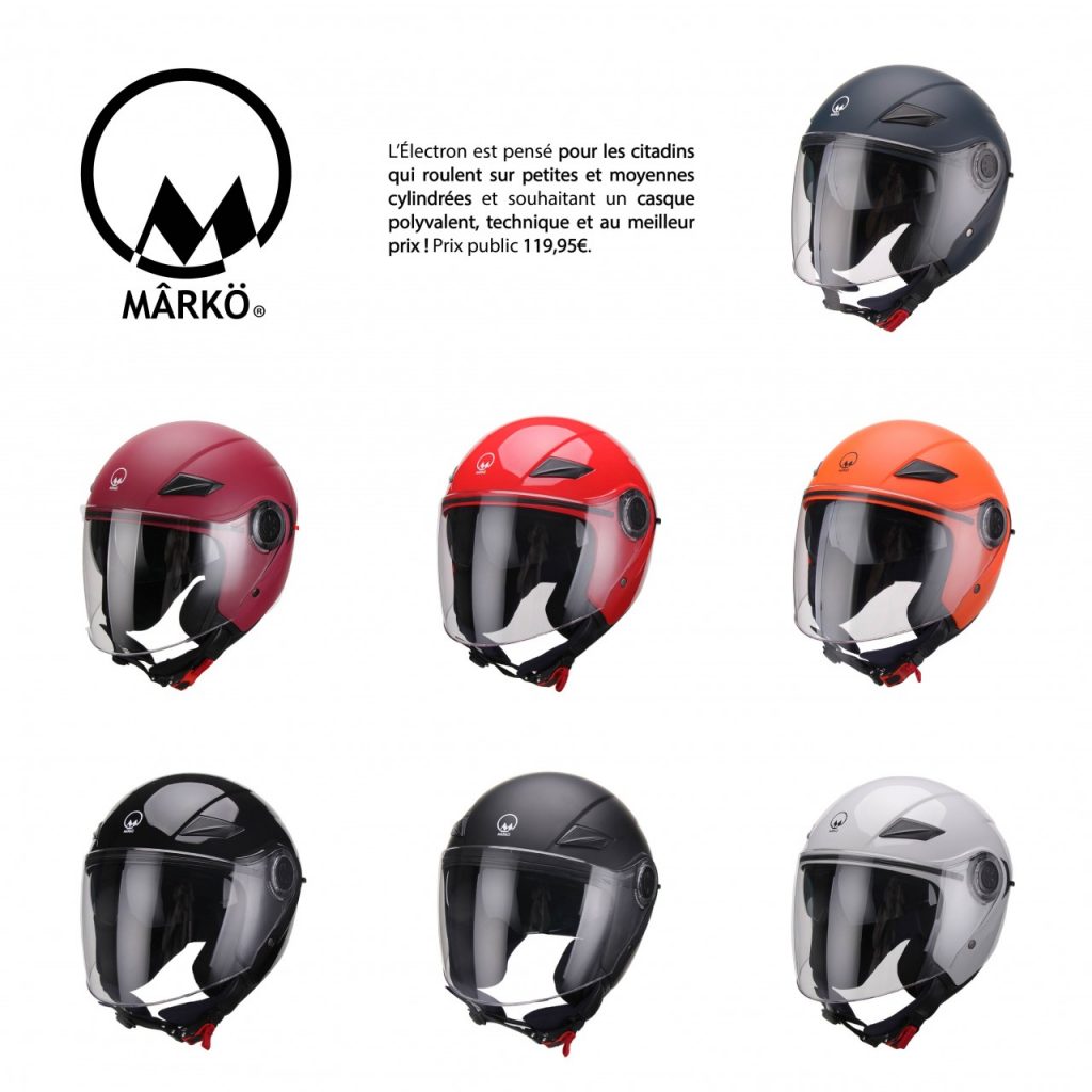 Electron, le nouveau jet chez Marko Helmets