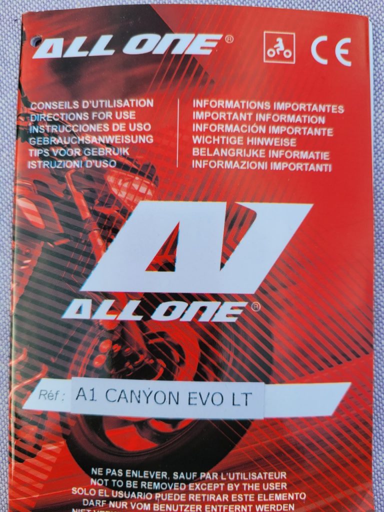 Veste All One Canyon EVO LT, elle fait le job!