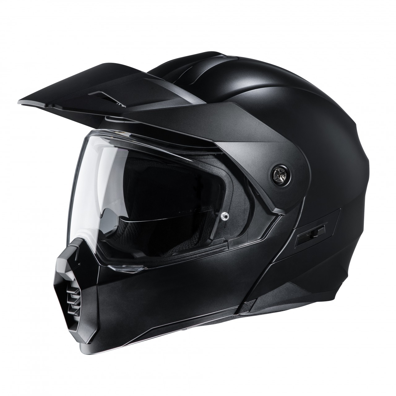 Casque modulable AVEC pare-soleil - HJC C80 2021 C80_SEMI_FLAT_BLACK_1