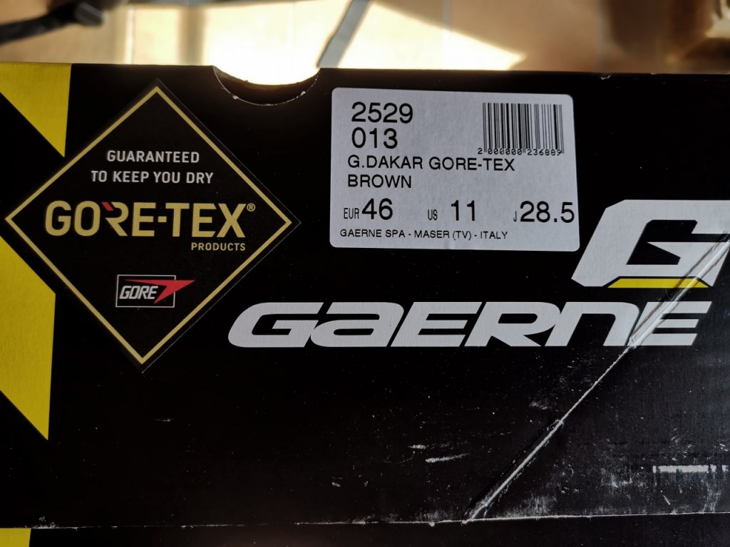 Gaerne G Dakar Gore-tex®,Protection totale