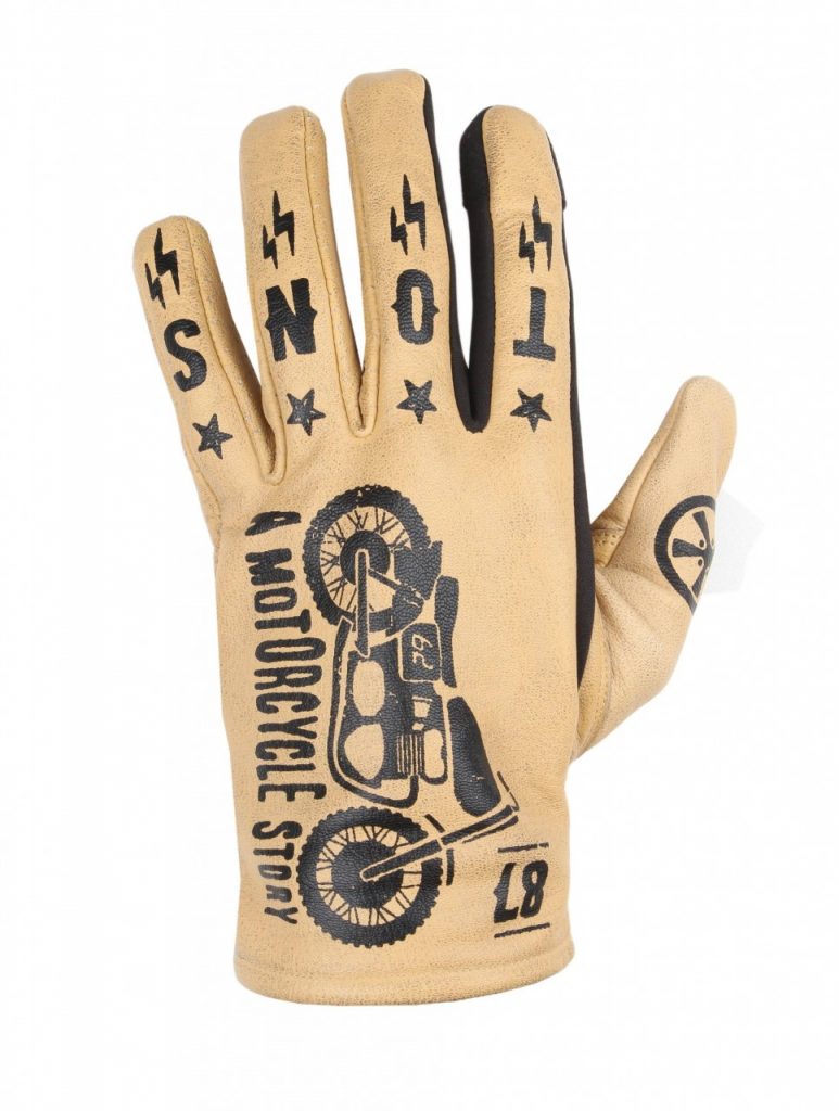 Originaux et tatoués les gants Kustom d&rsquo;Helstons