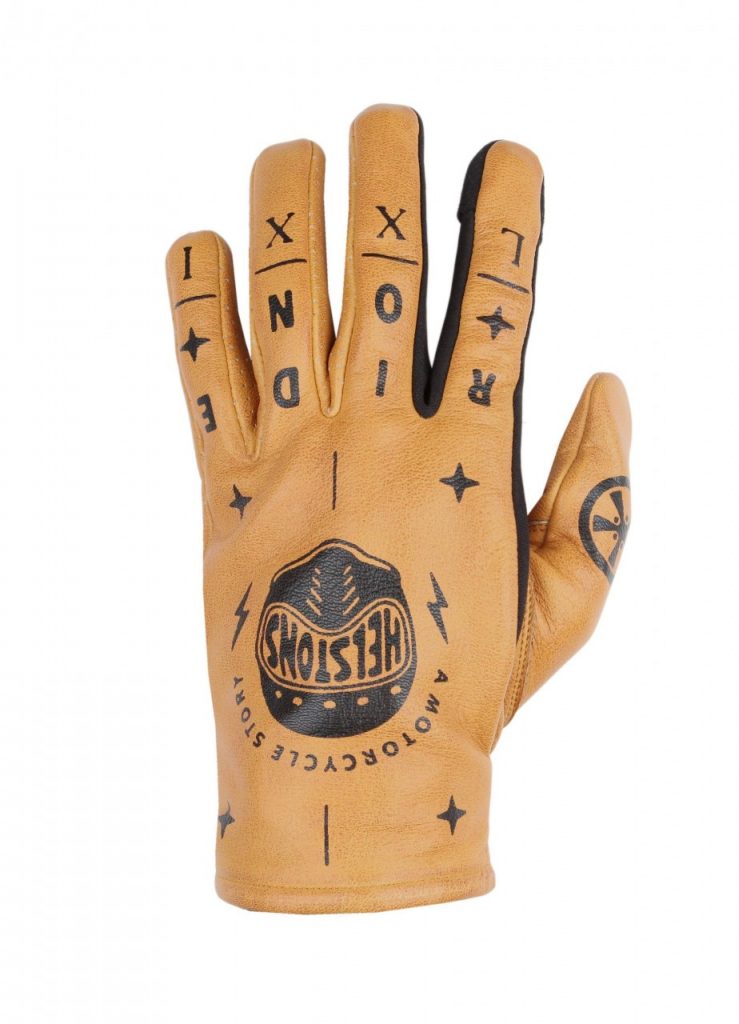 Originaux et tatoués les gants Kustom d&rsquo;Helstons