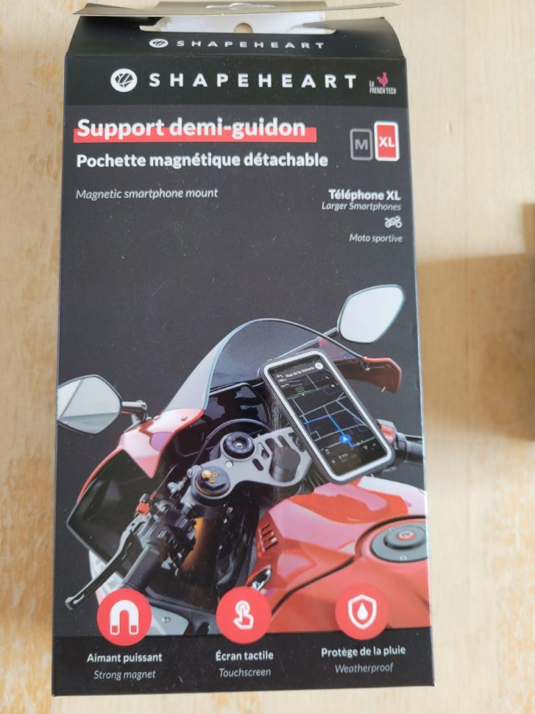 Shapeheart support moto Magnétique, ça colle&#8230;