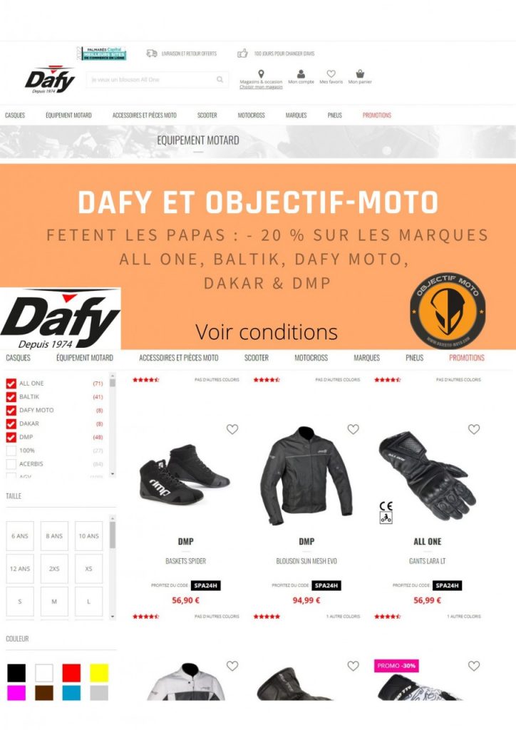 Dafy Belgique et Objectif-moto fêtent les papas !