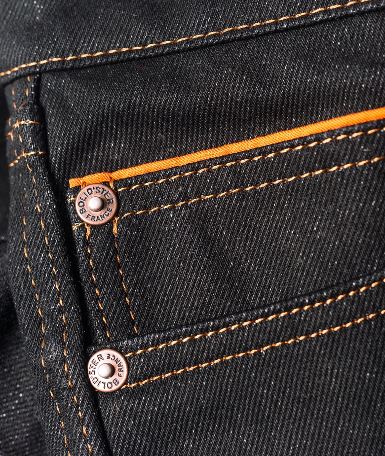BOLID’STER et JEAN’STER 2 : Le jean made in France qui tient la route. Jean-moto-jeanster-2-noir-poche